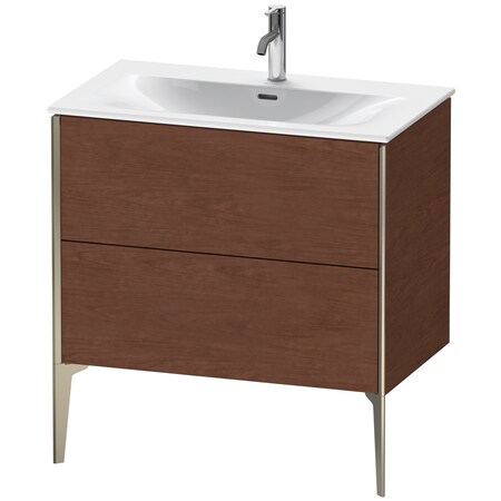 Duravit Xviu Floor Standing Vanity Unit American Walnut XV43020B113